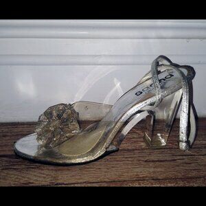 Vintage Sacha Shoes Acrylic Heels 8.5B